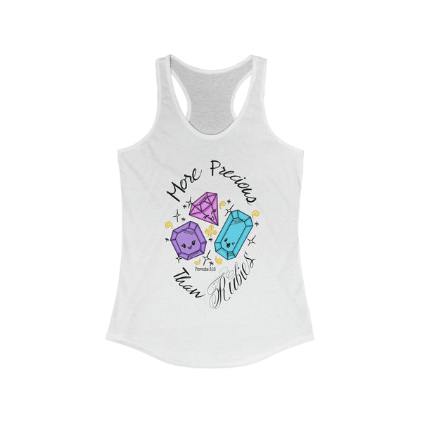 More Precious Than Rubies Racerback Tank