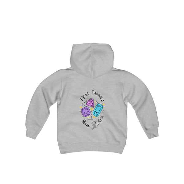 More Precious Than Rubies [Youth] Heavy Blend Hooded Sweatshirt