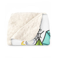 Rubies Sherpa Fleece Blanket