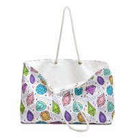 Rubies Pattern Weekender Bag